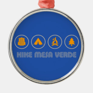 Wandern Sie durch den Mesa Verde Nationalpark Ornament Aus Metall