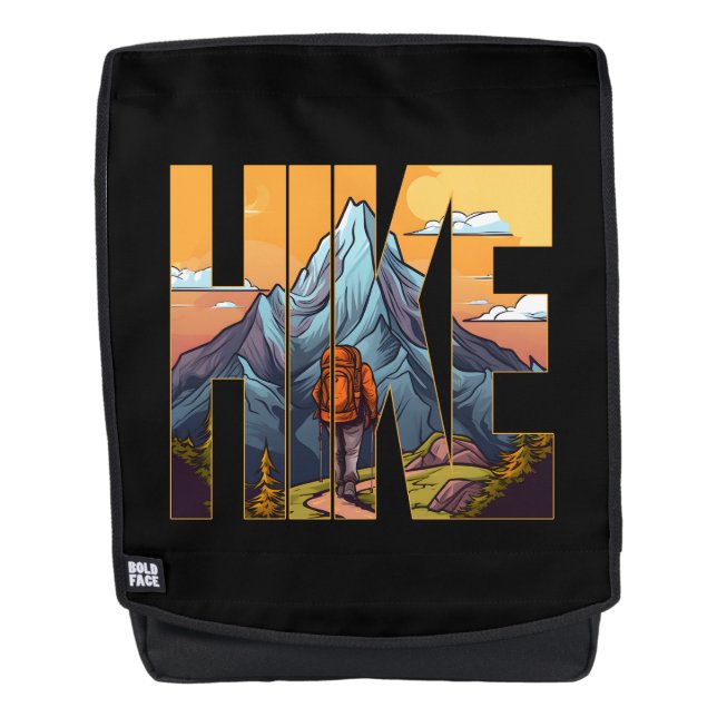 Wandern Sie durch unsere Nationalparks Rucksack (Vorderseite)