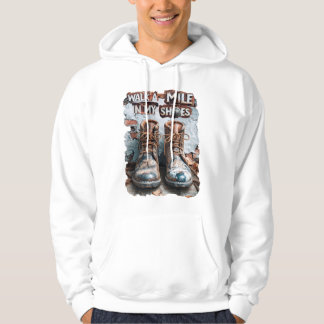 Wandern Sie eine Meile in meinen Schuhen - Inspira Hoodie