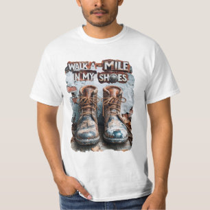 Wandern Sie eine Meile in meinen Schuhen - Inspira T-Shirt