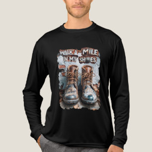 Wandern Sie eine Meile in meinen Schuhen - Inspira Tri-Blend Shirt