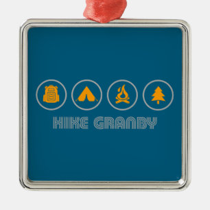 Wandern Sie im Granby Provincial Park Ornament Aus Metall