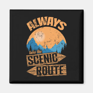 Wandern Sie immer auf der landschaftlich reizvolle Magnet