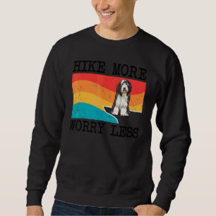 Wandern Sie mehr, sorgen Sie sich weniger Bartcoll Sweatshirt