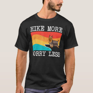Wandern Sie mehr, sorgen Sie sich weniger Seidente T-Shirt