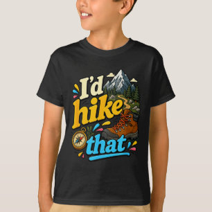 Wandern Sie mit diesem lustigen Rucksacktouristen T-Shirt