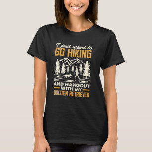 Wandern Sie mit meinem Golden Retriever Wanderer H T-Shirt