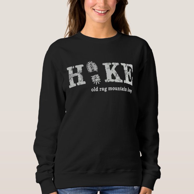 Wandern Sie Old Rag Mountain Loop Shenandoah Natio Sweatshirt (Vorderseite)