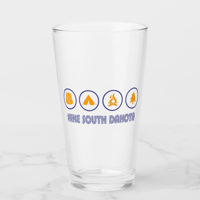 Wandern South Dakota Glas (Vorderseite)