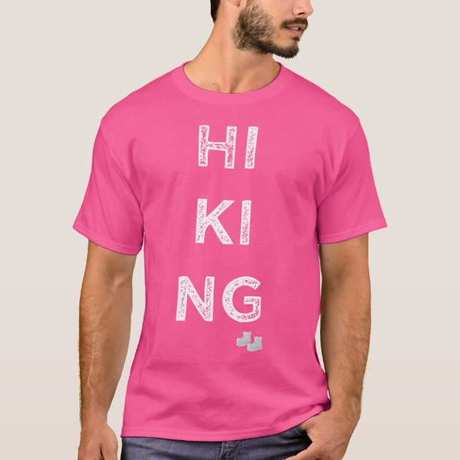 Wandern Spaß im Freien T-Shirt (Vorderseite)