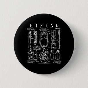 Wandern Trekking Wanderer Outdoor Wander Abenteuer Button