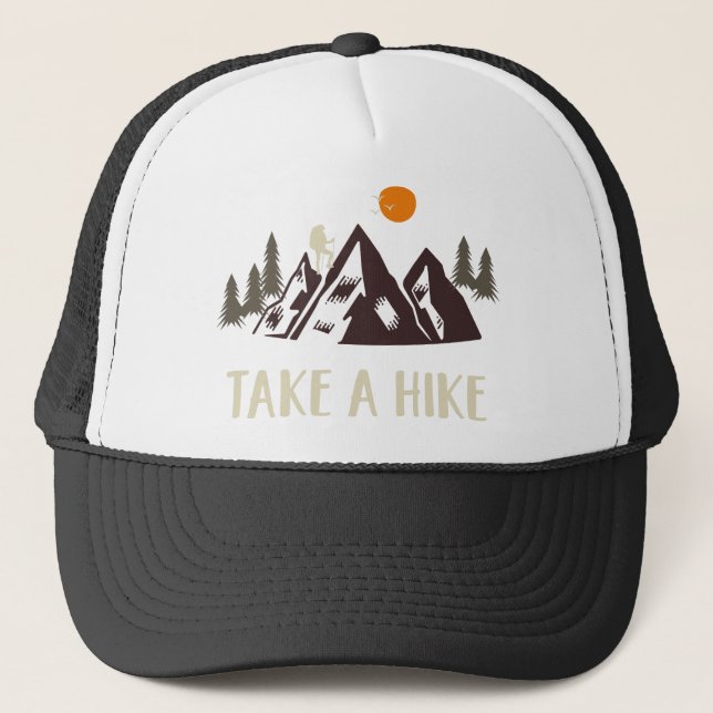 Wandern Truckerkappe (Vorderseite)