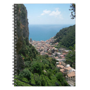 Wandern über Amalfi-Notizbuch Notizblock