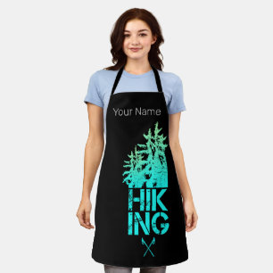 Wandern und Trekking Outdoor Vintage Waldgestaltun Schürze