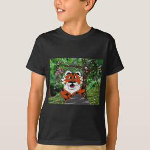 Wandern unser Planet Öko-Team Tgrr Tiger Bekleidun T-Shirt