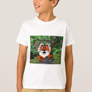 Wandern unser Planet Öko-Team Tgrr Tiger Bekleidun T-Shirt