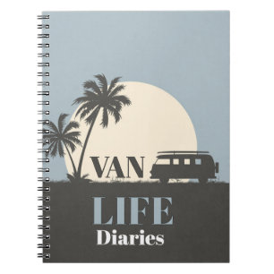 WANDERN! 🚐 Van Life Diary Notebook Notizblock
