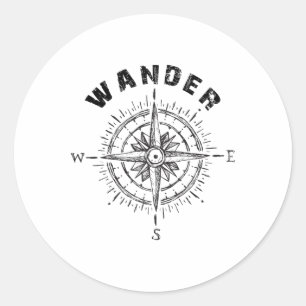 Wandern Wandern Camping Welt Reise Liebhaber Gesch Runder Aufkleber
