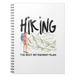 Wandern - Wandern Der beste Rentenplan Notizblock