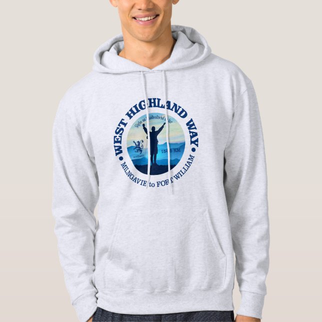Wandern (West Highland Way) Hoodie (Vorderseite)