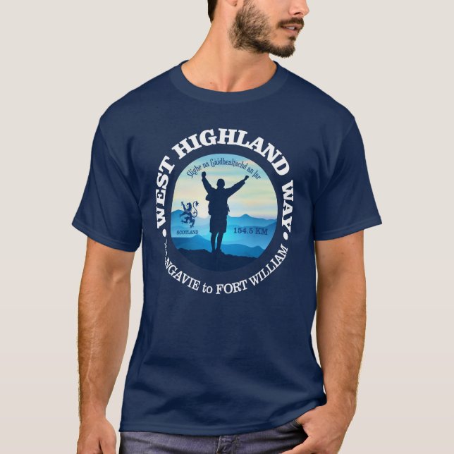 Wandern (West Highland Way) T-Shirt (Vorderseite)