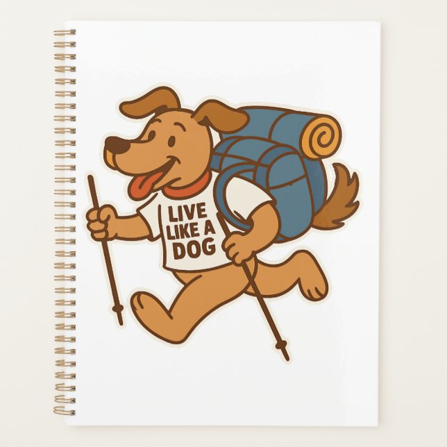 Wandern wie ein Hund Planer (Vorderseite)