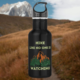 Wandern wie niemand beobachtet die Höhe der Wander Edelstahlflasche