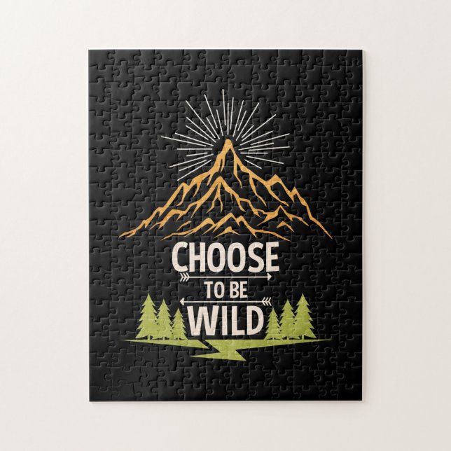 Wandern: Wild sein Puzzle (Vertikal)