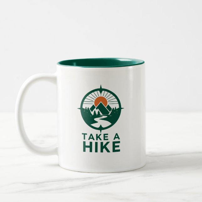 Wandern Zweifarbige Tasse (Links)