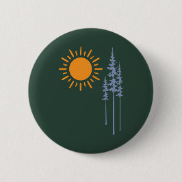 Wandern zwischen Bäumen Grafik Button