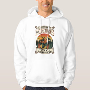 Wandernde Belgische Laekenois-Hund Berg Sonnenunte Hoodie