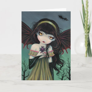 Wandernde Gothic-Vampir-Fee Karte