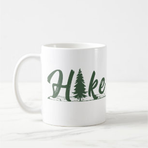 Wandernde Kiefernholz-Wanderer-Geschenke Kaffeetasse