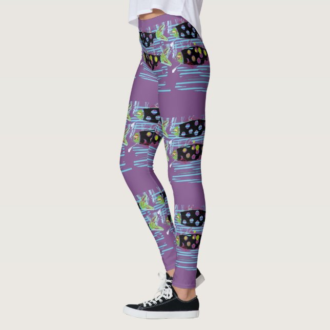 wandernder Lachs Thunder_Cove lila Leggings (Links)
