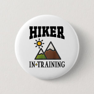 Wandernder Nachwuchs Cute Wandern Button