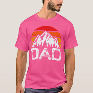 Wandernder Papa Lustiges Wandern Camping Vintage-S T-Shirt