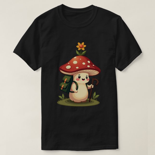 Wandernder Pilz T-Shirt (Design vorne)