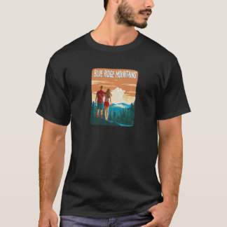 Wanderndes Paar passend sein ihr Blue Ridge Mounta T-Shirt