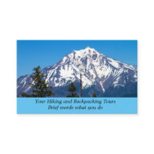 Wanderozeanien, 3,54" x 2,165" Visitenkarte