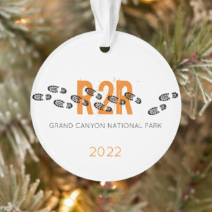 Wanderschuhe Personalisiertes R2R Grand Canyon Fot Ornament