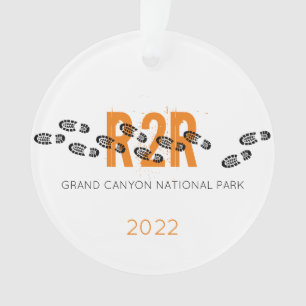 Wanderschuhe Personalisiertes R2R Grand Canyon Fot Ornament