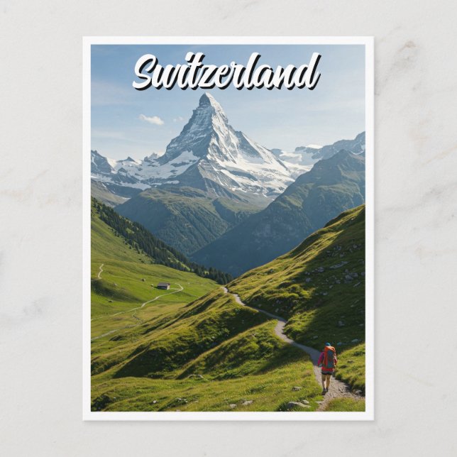 WanderSchweiz Matterhorn Postkarte (Vorderseite)