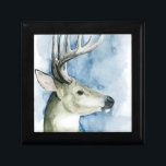 Wanderstag - Wasserfarbe Erinnerungskiste<br><div class="desc">Wanderstag II von Grace Popp. Ein wunderschöner Aquarell mit einem sanften blauen Hintergrund.</div>