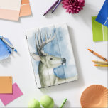 Wanderstag - Wasserfarbe iPad Pro Hülle<br><div class="desc">Wanderstag II von Grace Popp. Ein wunderschöner Aquarell mit einem sanften blauen Hintergrund.</div>