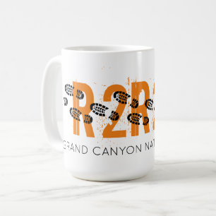 Wanderstiefel Grand Canyon R2R2R Erlebnis Souvenir Kaffeetasse