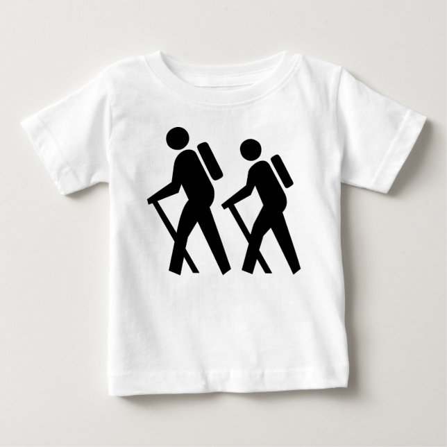 Wandersymbol Baby T-shirt (Vorderseite)