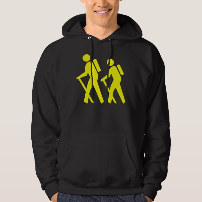 Wandersymbol Hoodie (Vorderseite)