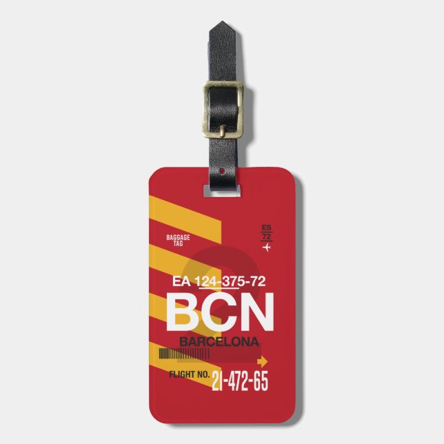 WanderTag - Gepäckmarke Gepäckanhänger (Vorderseite vertikal)