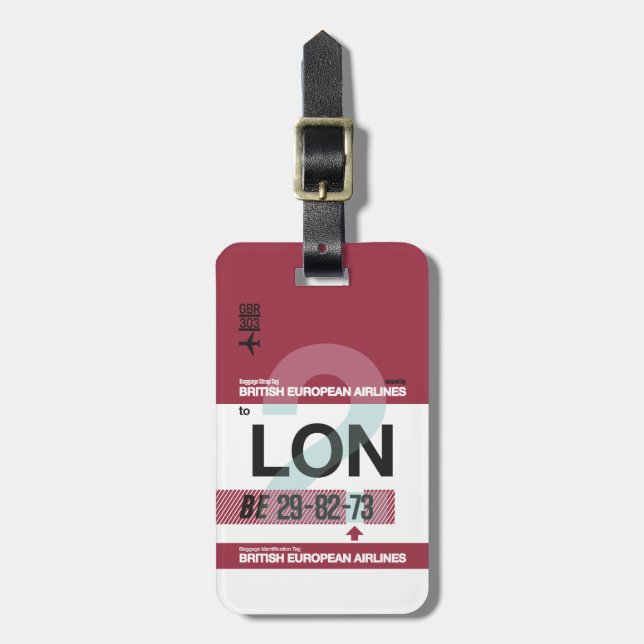 WanderTag - Gepäckmarke Gepäckanhänger (Vorderseite vertikal)