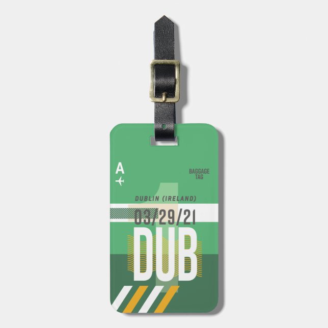 WanderTag - Gepäckmarke Gepäckanhänger (Vorderseite vertikal)